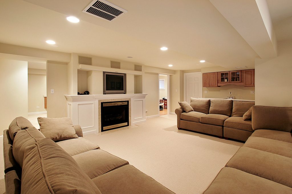 exterior-painting Refinished Basement